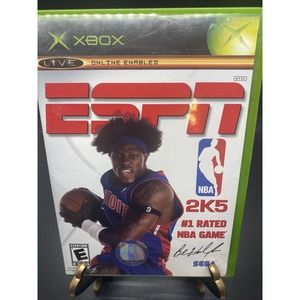 ESPN NBA 2K5 (Microsoft Xbox, 2004) Complete with Game, Disc and Manual